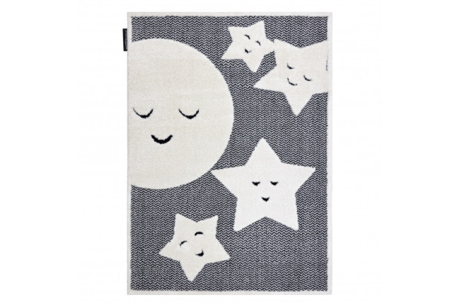 Koberec JOY Moon sivý / krém