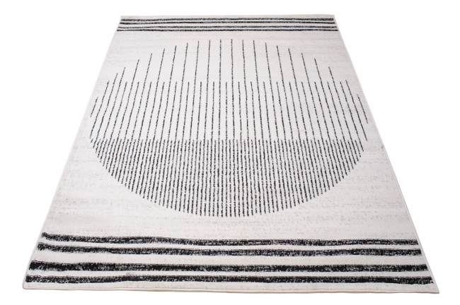 Koberec JUNO 3678A krémový / čierny