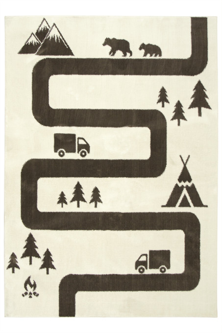 Koberec Karo 6065A 23 Medvede krémový / hnedý