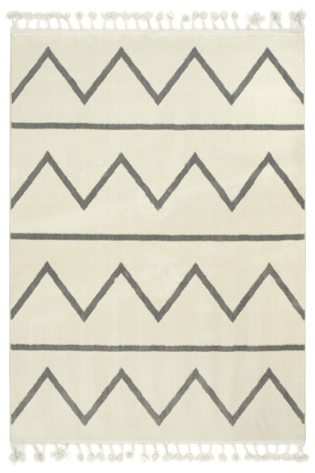 Koberec Karof 6062A sivý / bielý