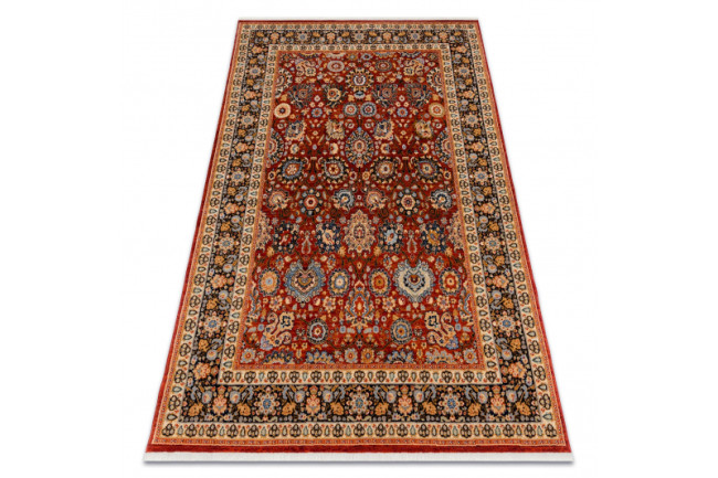 Koberec KESHAN Fredzle, Ornament, ramka orientálny 7573/53577 bordo / granát