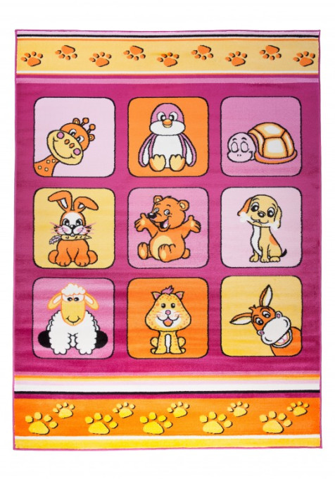 Koberec KINDER H059B fuksia CFW