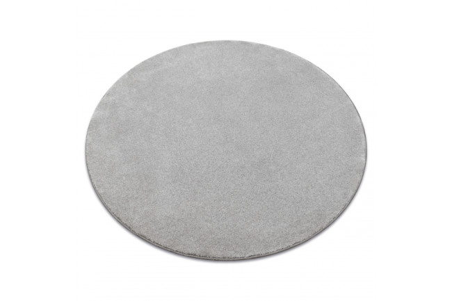 Koberec kruh DISCRETION strieborný
