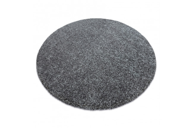 Koberec kruh ILDO 71181070 antracit sivý