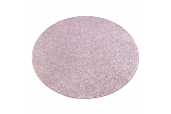 Koberec kruh SAN MIGUEL pudrovo ružový 61