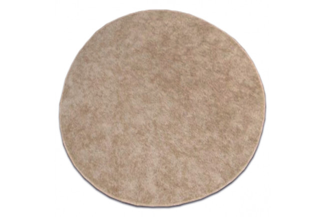Koberec kruh SERENADE svetlo hnedý