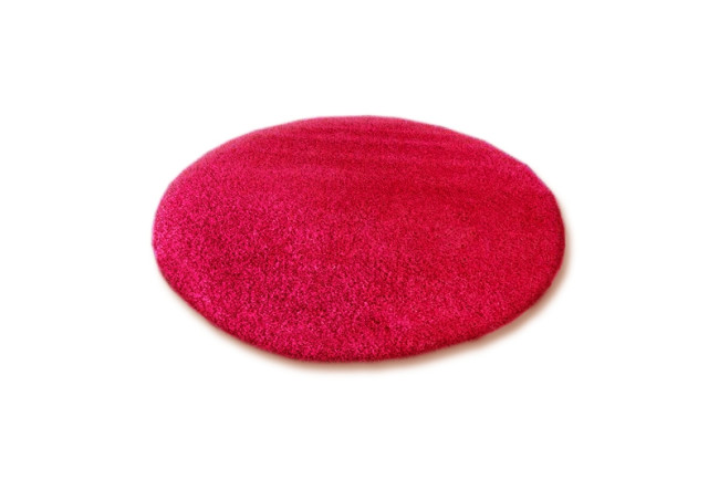 Koberec kruh SHAGGY bordo