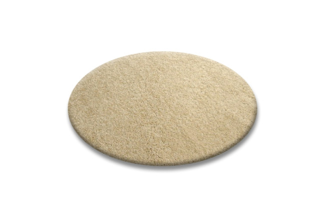 Koberec kruh SHAGGY cesnak