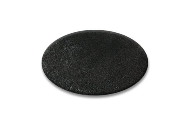 Koberec kruh SHAGGY čierny