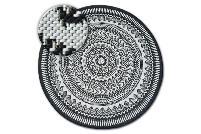 Koberec kruh šnurkový SIZAL FLAT 48695/690