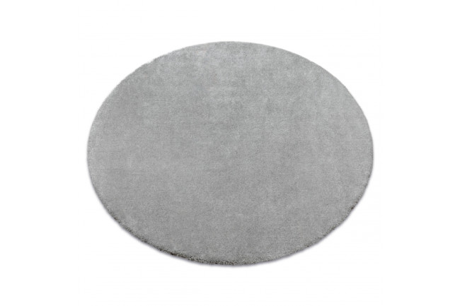 Koberec kruh STAR strieborný