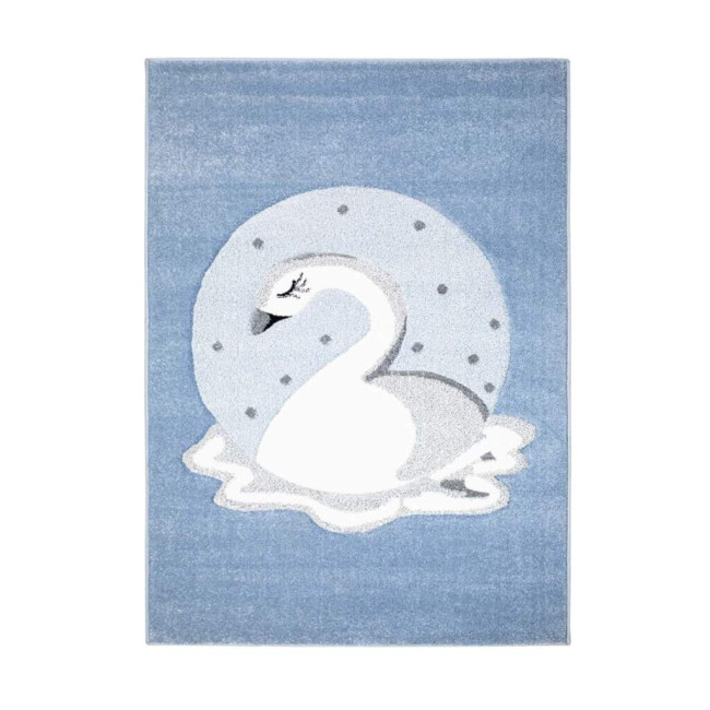 Koberec labuť Bueno 1315 modrý