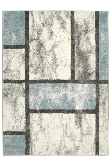 Koberec Lima 9553A krémový / modrý