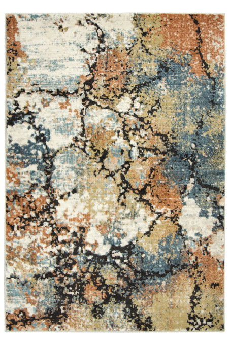 Koberec Lucca 8621A krémový / ružový / modrý