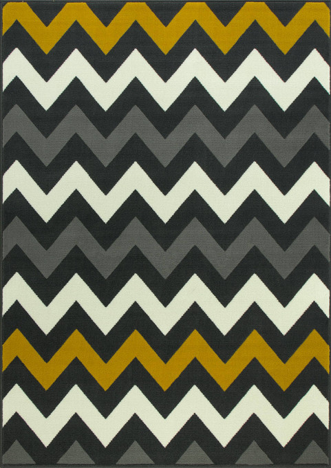 Koberec Luna 503369/89925 Cik cak žltý