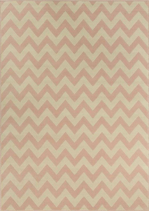 Koberec LUNA 503574/85822 Cik cak ružový