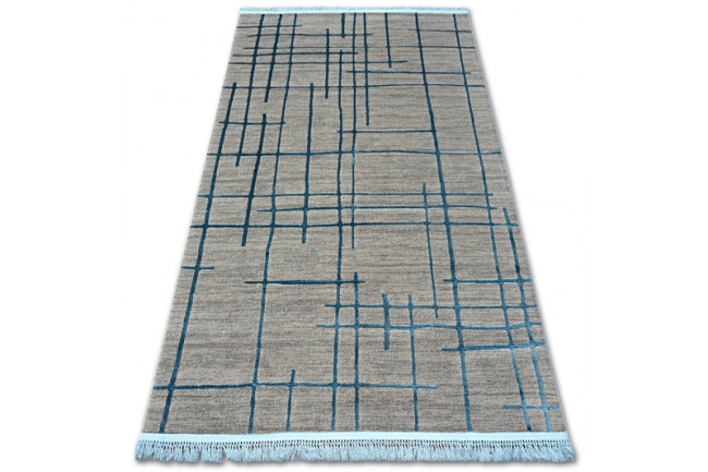 Koberec MANYAS 191AA Sivý/Nebeský