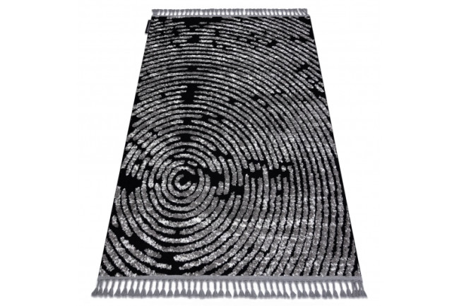 Koberec MAROC G8499 marokánsky shaggy čierny / biely