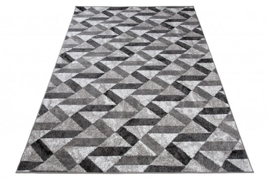 Koberec MAYA Q544D PP EYM sivý / biely