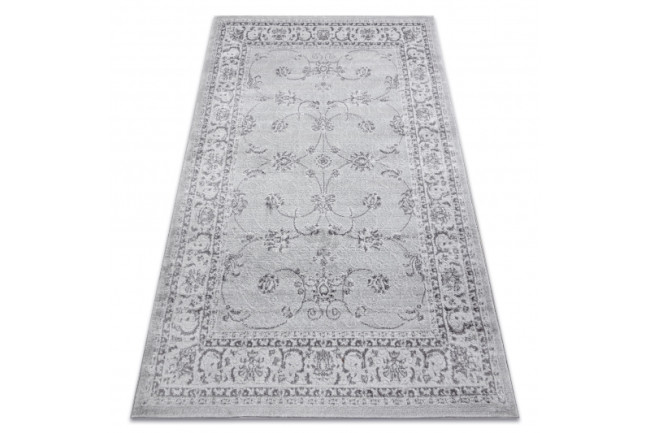 Koberec MEFE 2312 Ornament, ramka - sivý