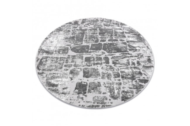 Koberec MEFE kruh 6184 tmavo sivý