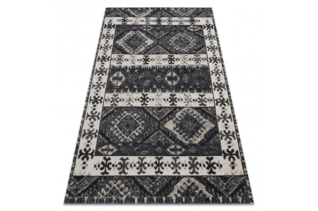 Koberec MUNDO D0651 etnický outdoor béžový / čierny