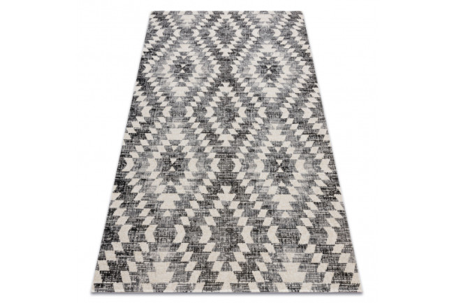 Koberec MUNDO D7461 romby 3D outdoor sivý / béžový