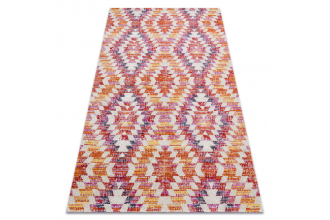 Koberec MUNDO D7951 romby 3D outdoor ružový / béžový