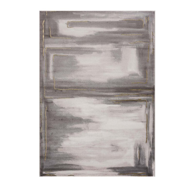Koberec Noa 9261 sivý / zlatý