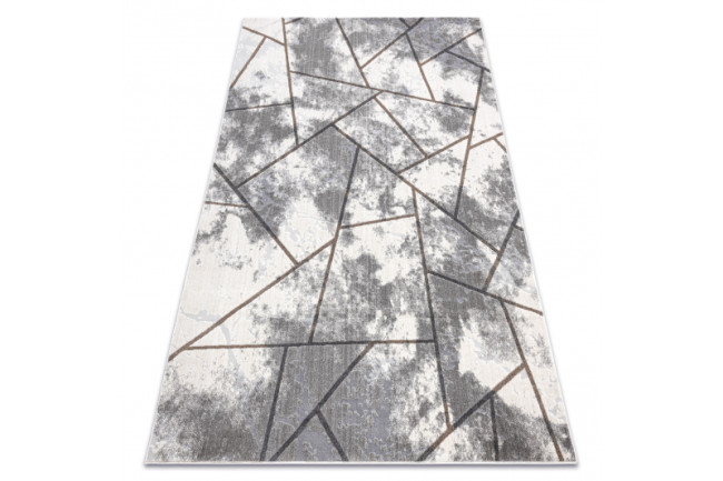 Koberec NOBLE 1518 67 geometrický - krém / sivý