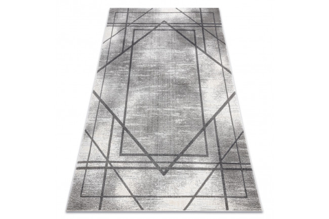 Koberec NOBLE 1520 45 geometrický, línie - sivý