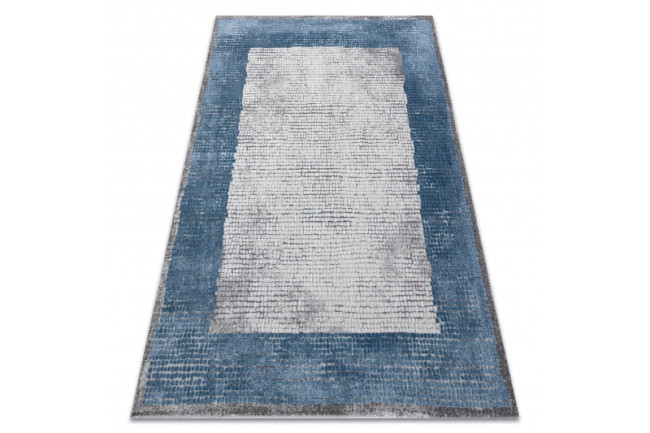 Koberec NOBLE 9730 68 Ramka vintage - krém / nebeský