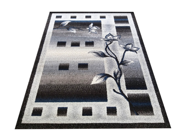 Koberec OTTO 02 sivo-tyrkysový