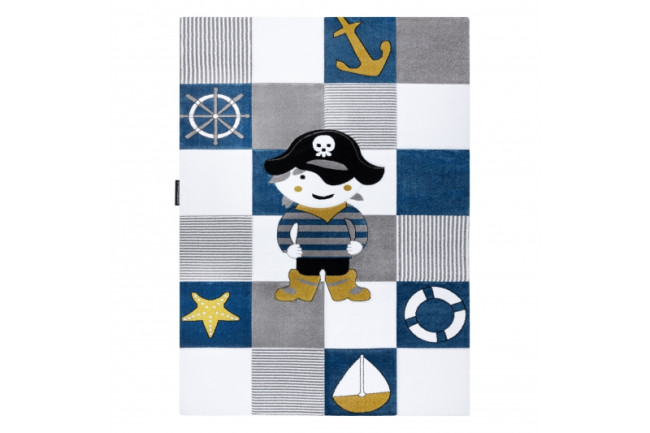 Koberec PETIT CORSAIR PIRÁT STATEK KOTVA nebeský