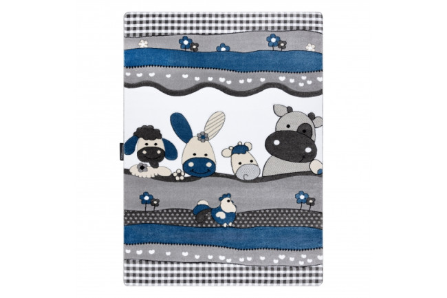 Koberec PETIT FARM FARMA ZVIERATKÁ nebeský