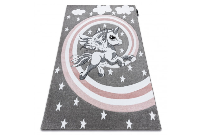 Koberec PETIT PONY KONÍK sivý