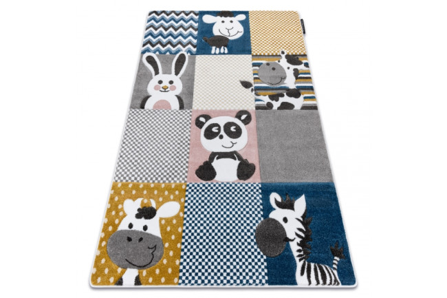 Koberec PETIT ZOO ZVIERATKÁ krém / sivý