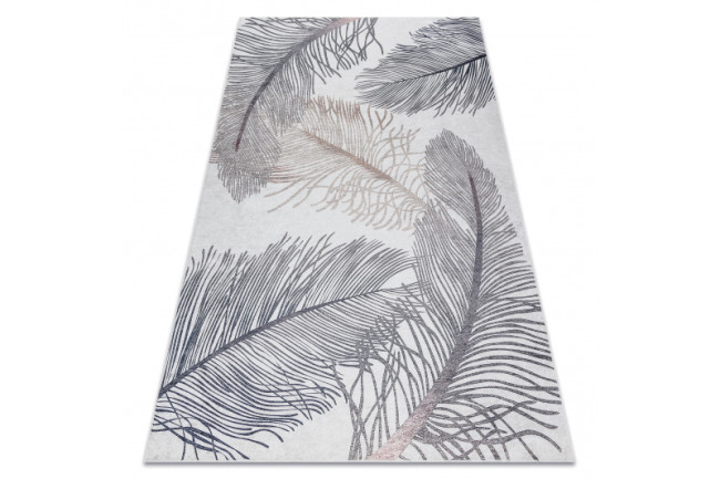 Koberec protišmykový ANDRE 1147 Perie - béžový