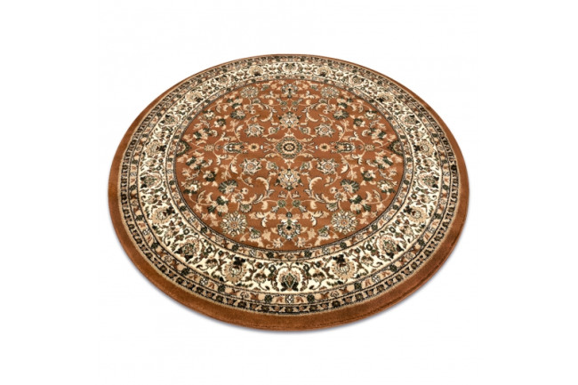 Koberec ROYAL ADR kruh vzor 1745 hnedý