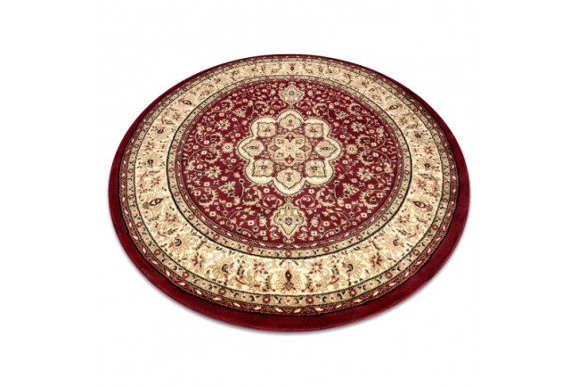 Koberec ROYAL ADR kruh vzor 521 bordo
