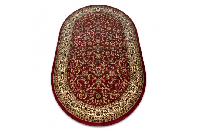Koberec ROYAL ADR ovál vzor 1745 bordový
