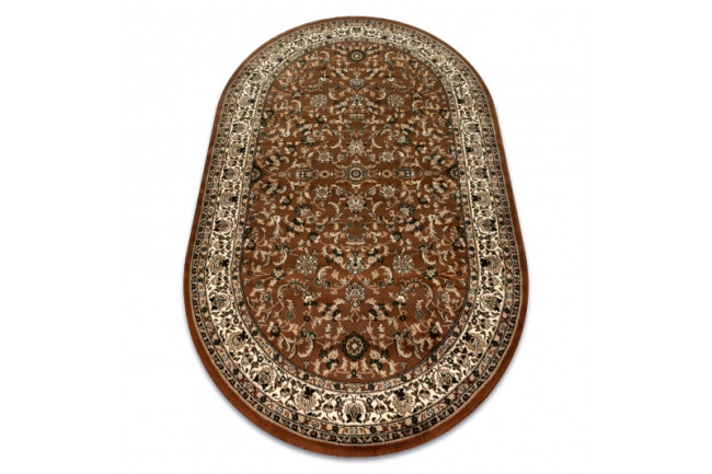 Koberec ROYAL ADR ovál vzor 1745 hnedý