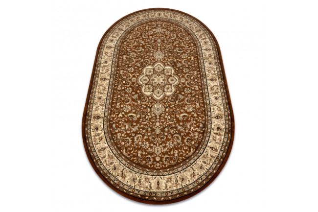 Koberec ROYAL ADR ovál vzor 521 hnedý
