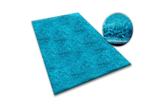 Koberec SHAGGY tyrkysový