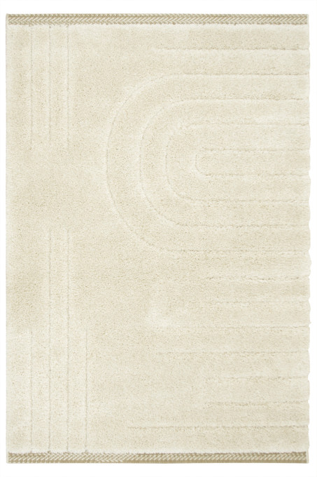 Koberec Shaggy/Sizal Akra 65274/655 krémový