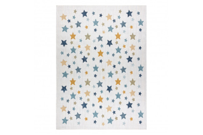Koberec SIZAL COOPER hviezdy 22260 ecru/granát