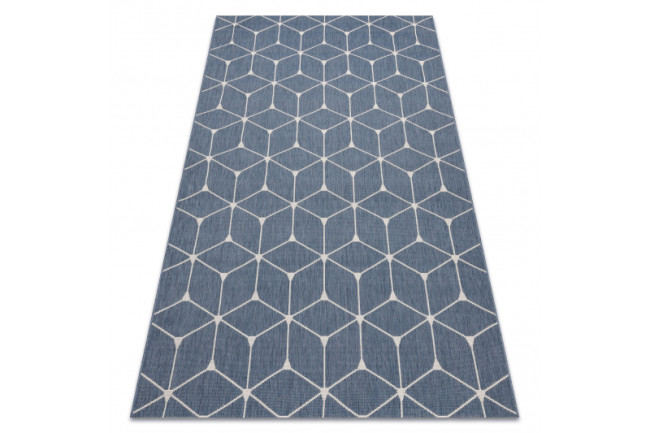 Koberec SIZAL FLAT 48721/591 Kocky 3D nebeský