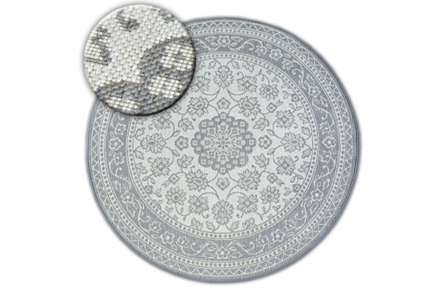 Koberec SIZAL FLAT kruh 48691/637 Vitráž