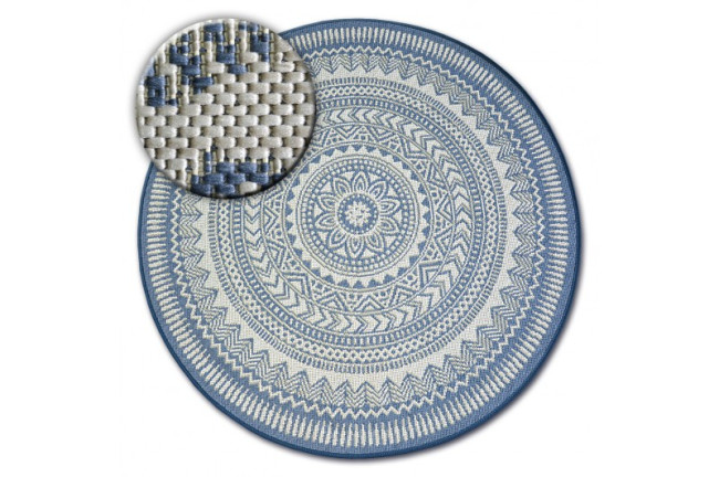 Koberec SIZAL FLAT kruh 48695/591 Vitráž