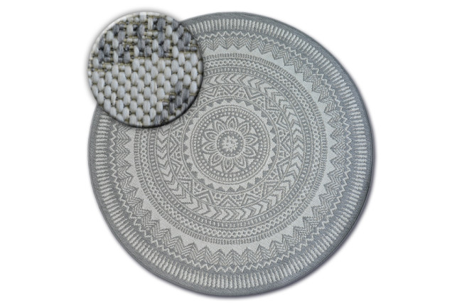 Koberec SIZAL FLAT kruh 48695/637 Vitráž